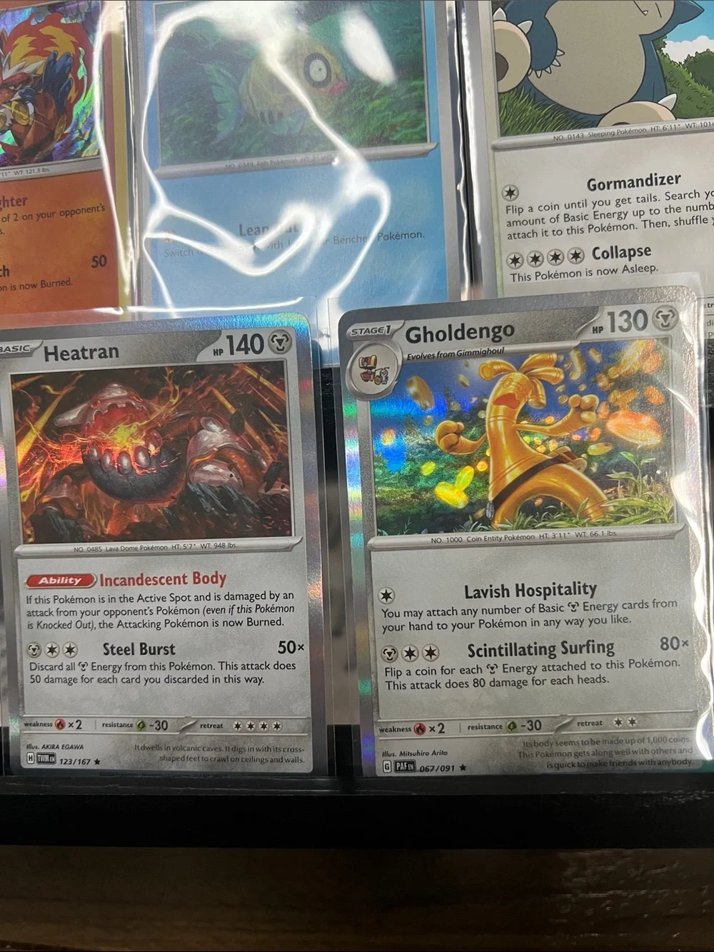 Pokemon TCG-11 Card Lot//Includes Snorlax, Pikachu, Mega Dragalge